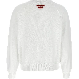 White Cotton Sweatshirt