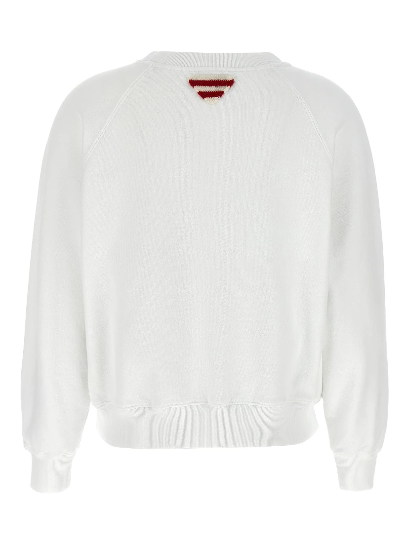 White Cotton Sweatshirt