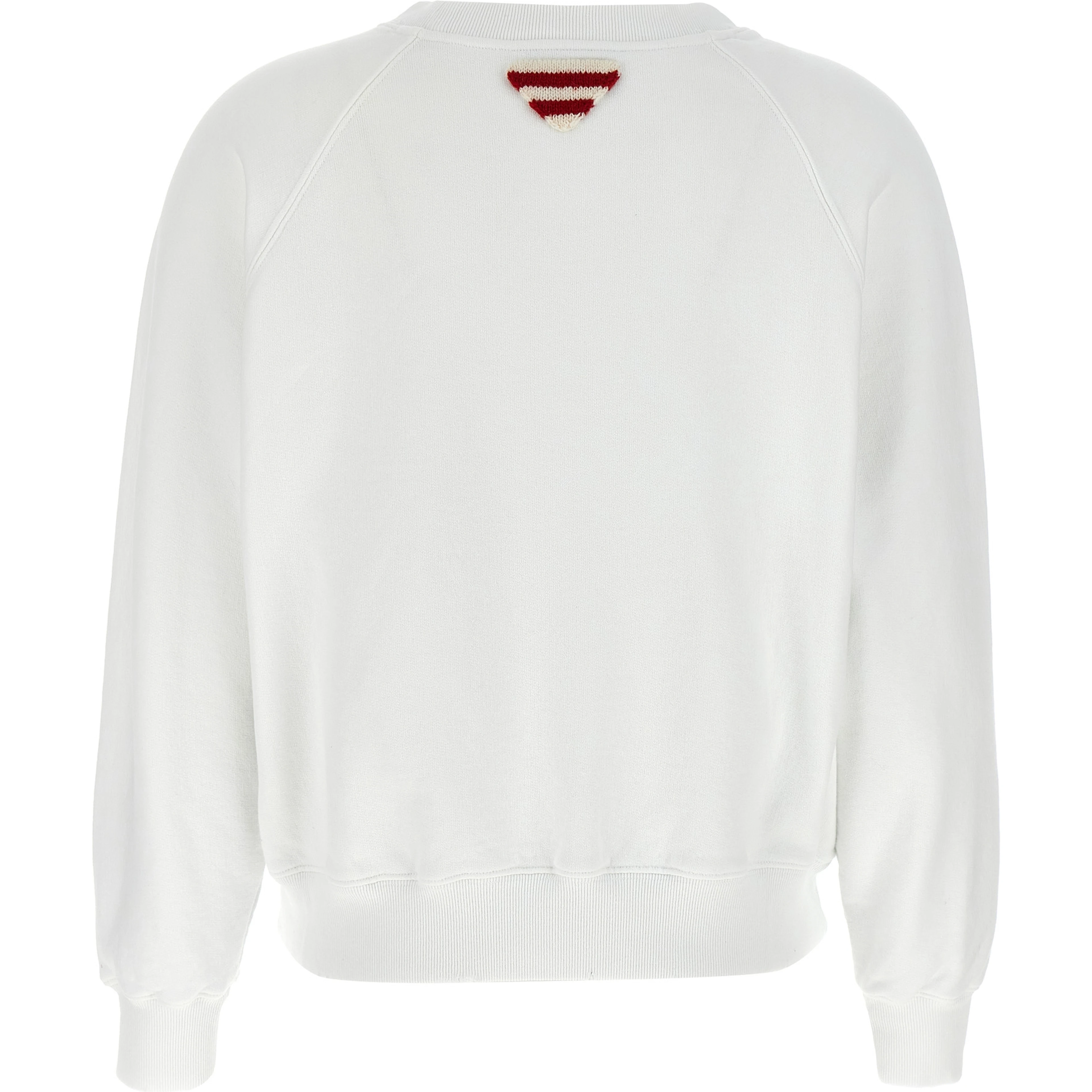 White Cotton Sweatshirt