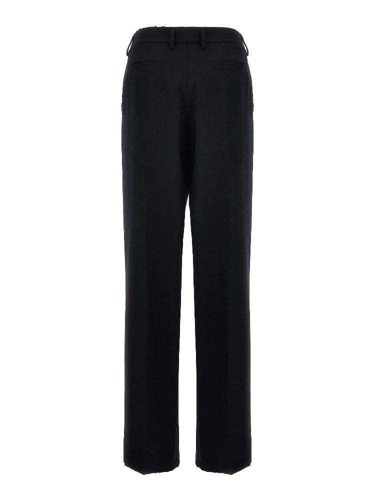 Blue Wool Casual Pants alternative