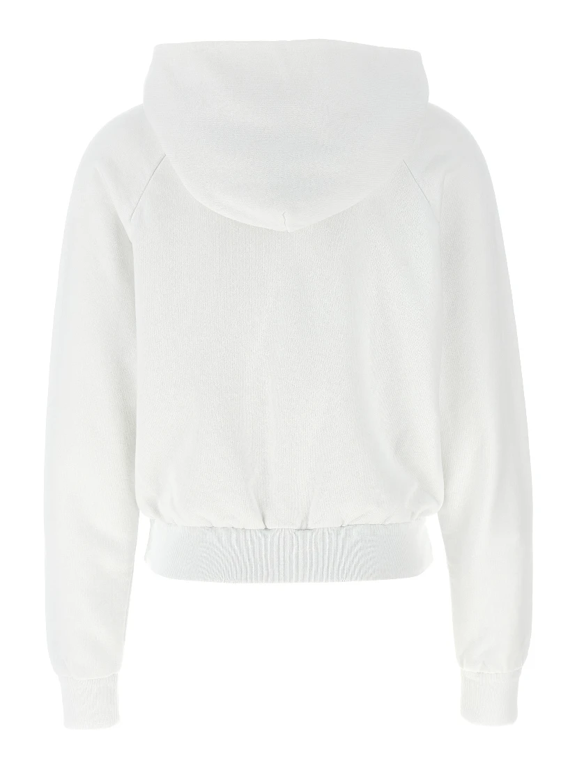 White Cotton Sweatshirt