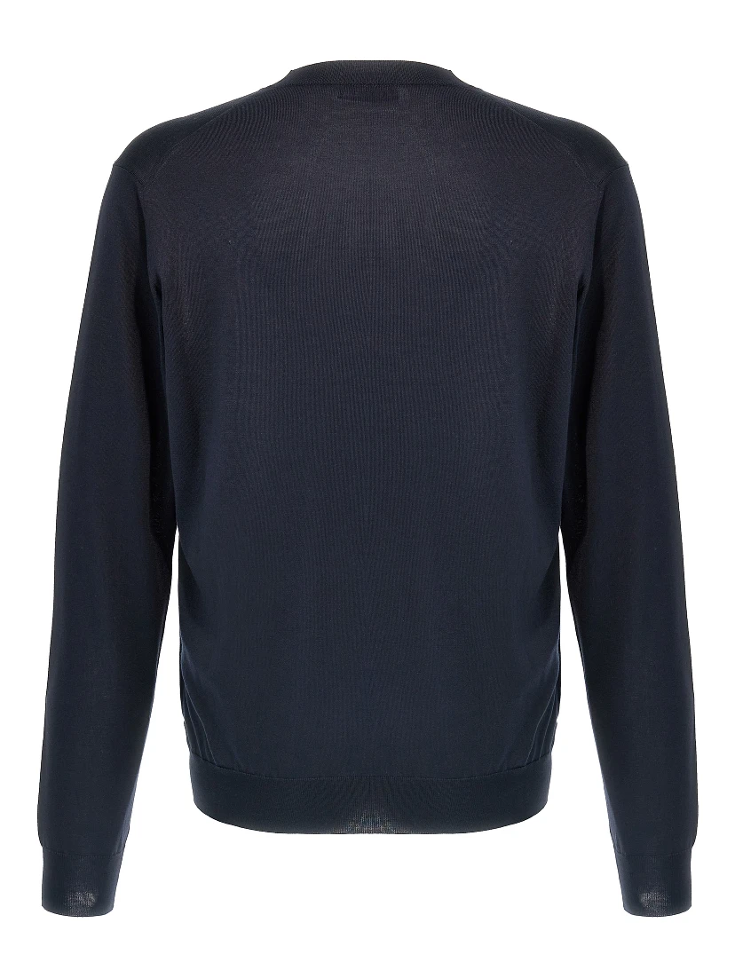 Blue Silk Cardigan