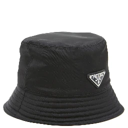 Black Nylon Bucket Hat