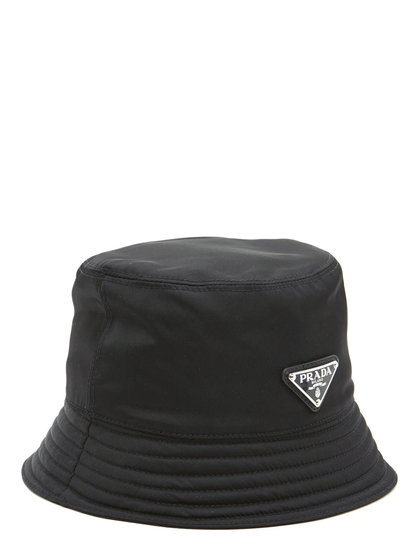 Black Nylon Bucket Hat