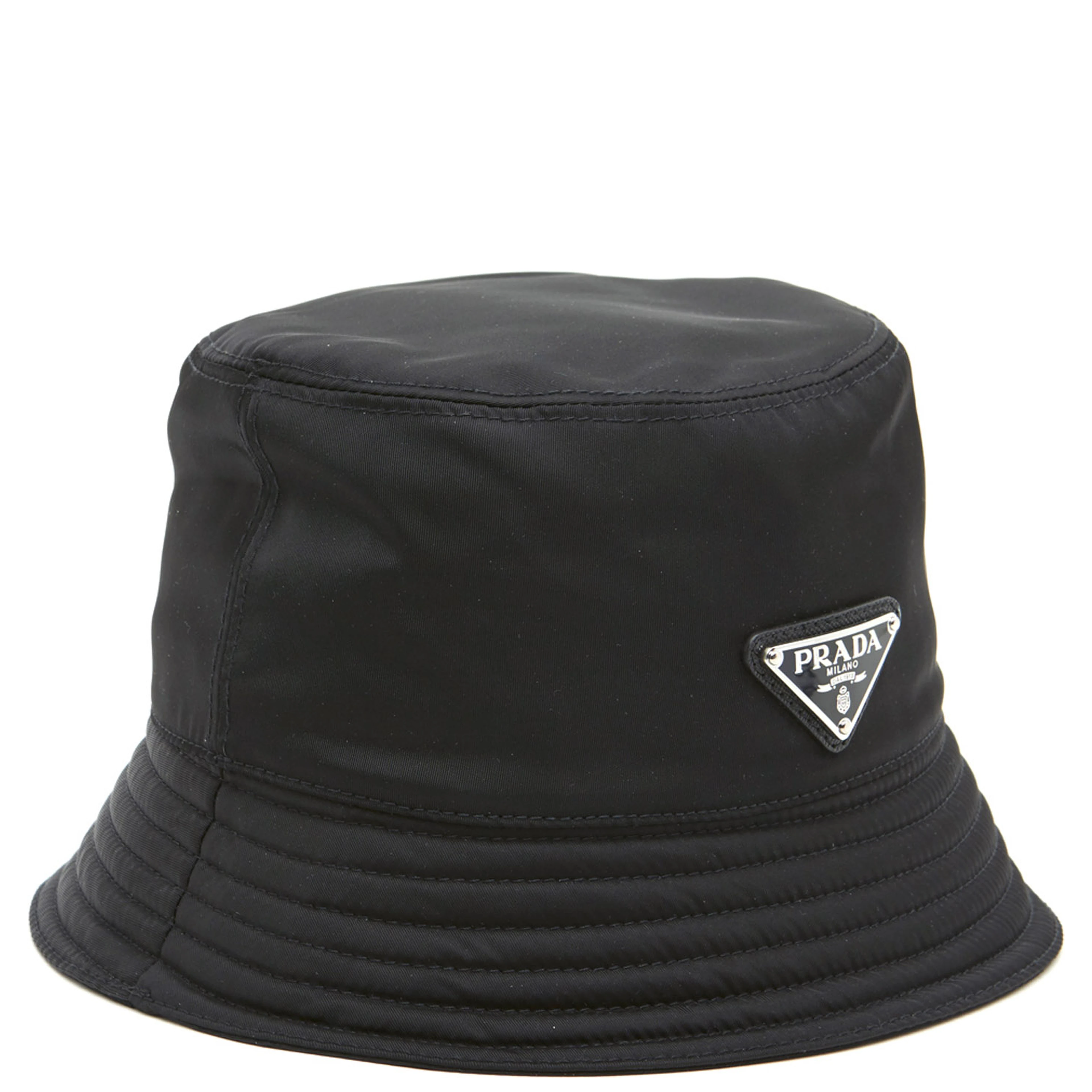 Black Nylon Bucket Hat