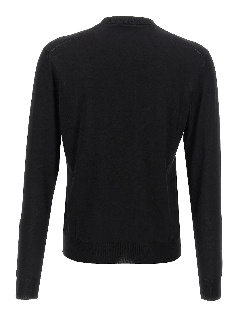 Black Silk Cardigan