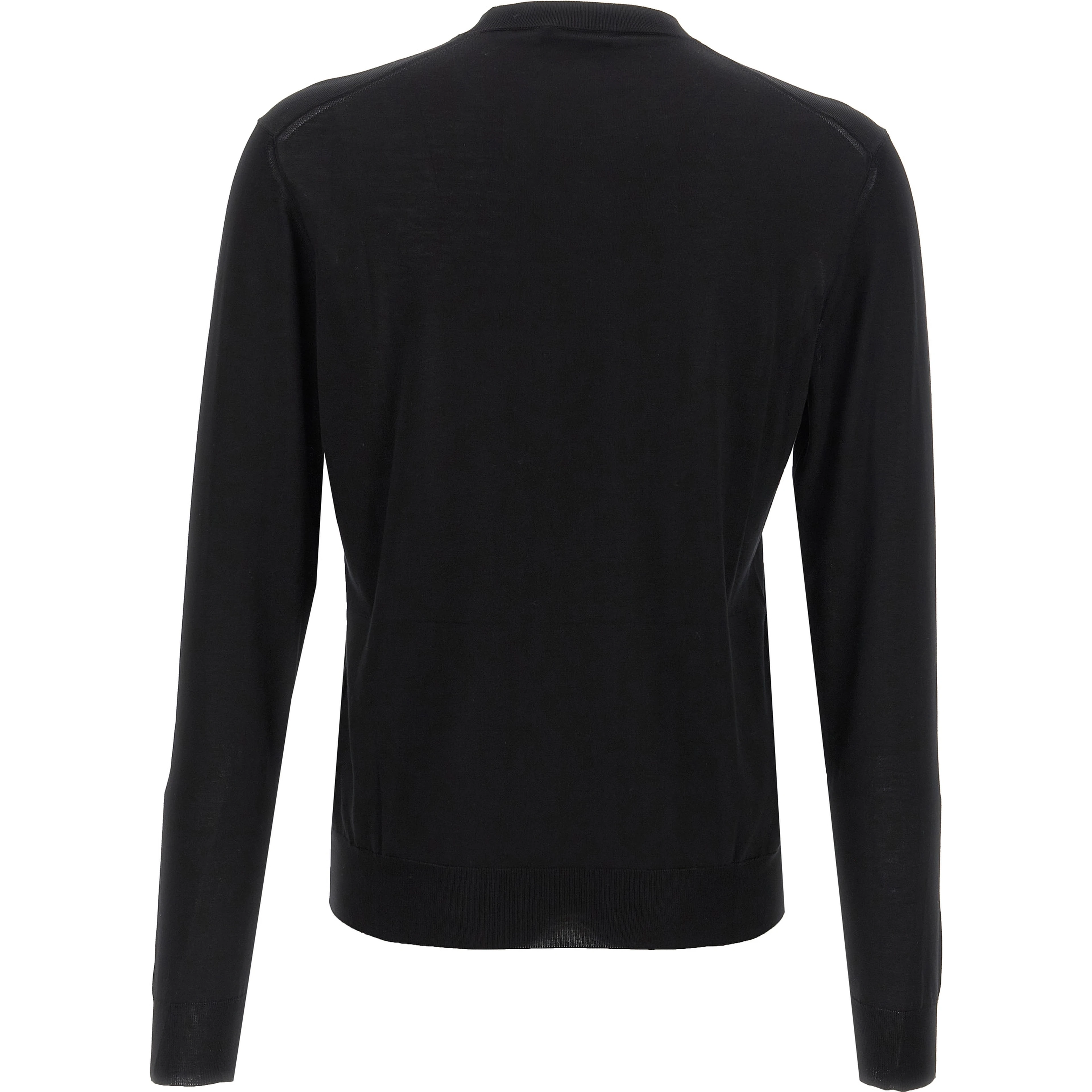 Black Silk Cardigan