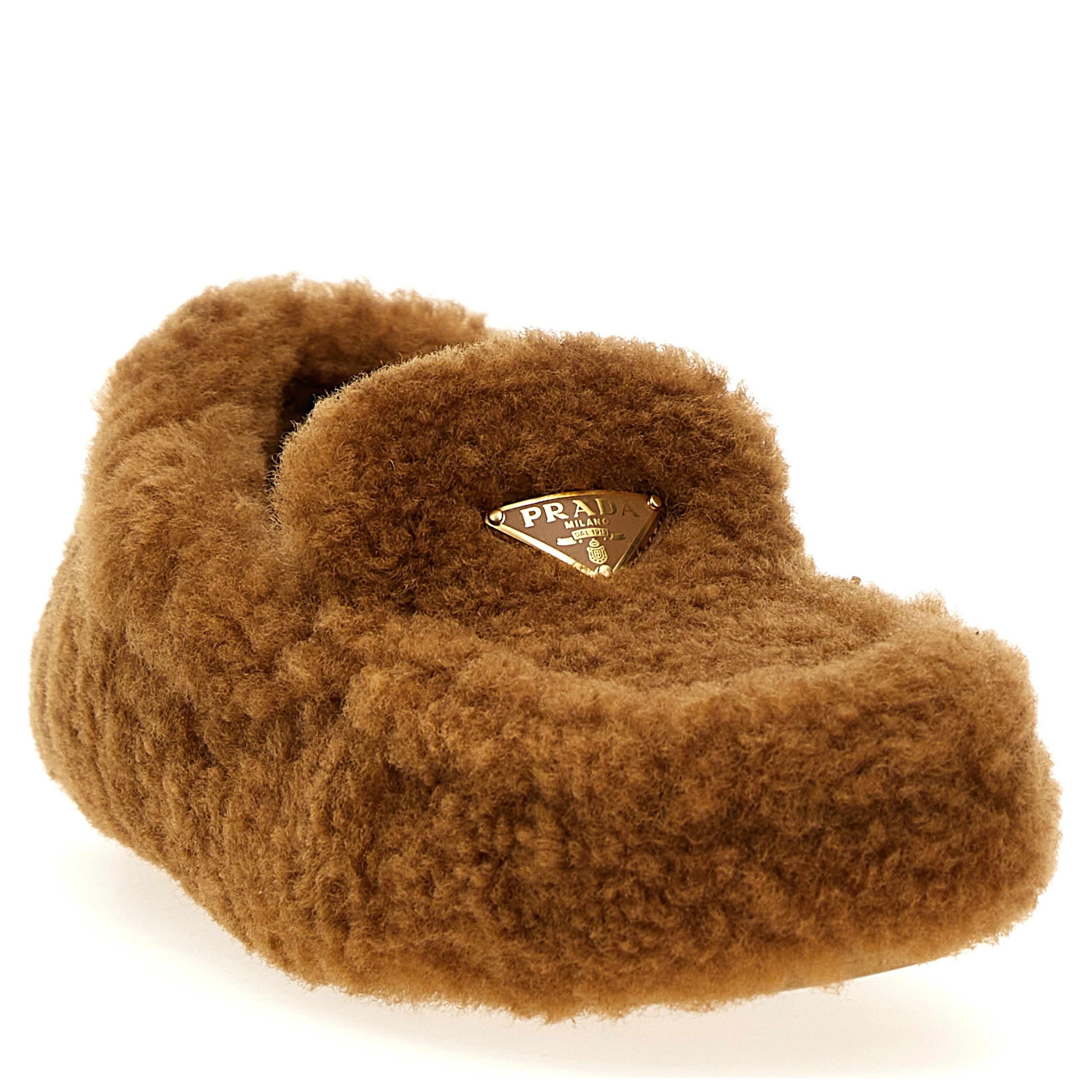 Brown Lamb Leather Slip-On Loafers
