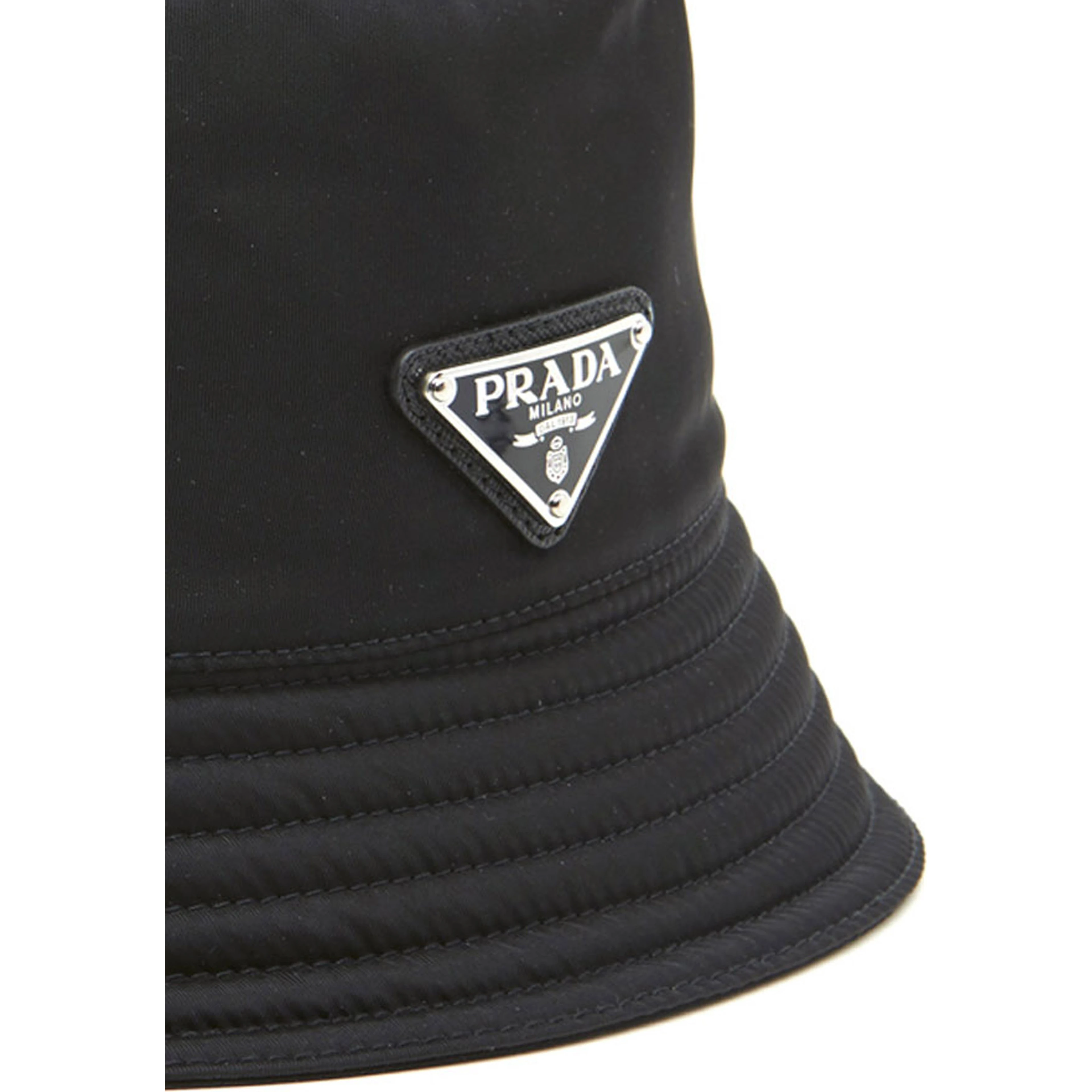 Black Nylon Bucket Hat