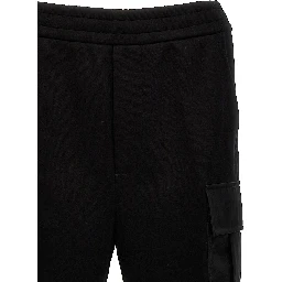 Black Cotton Joggers (Workout Pants)
