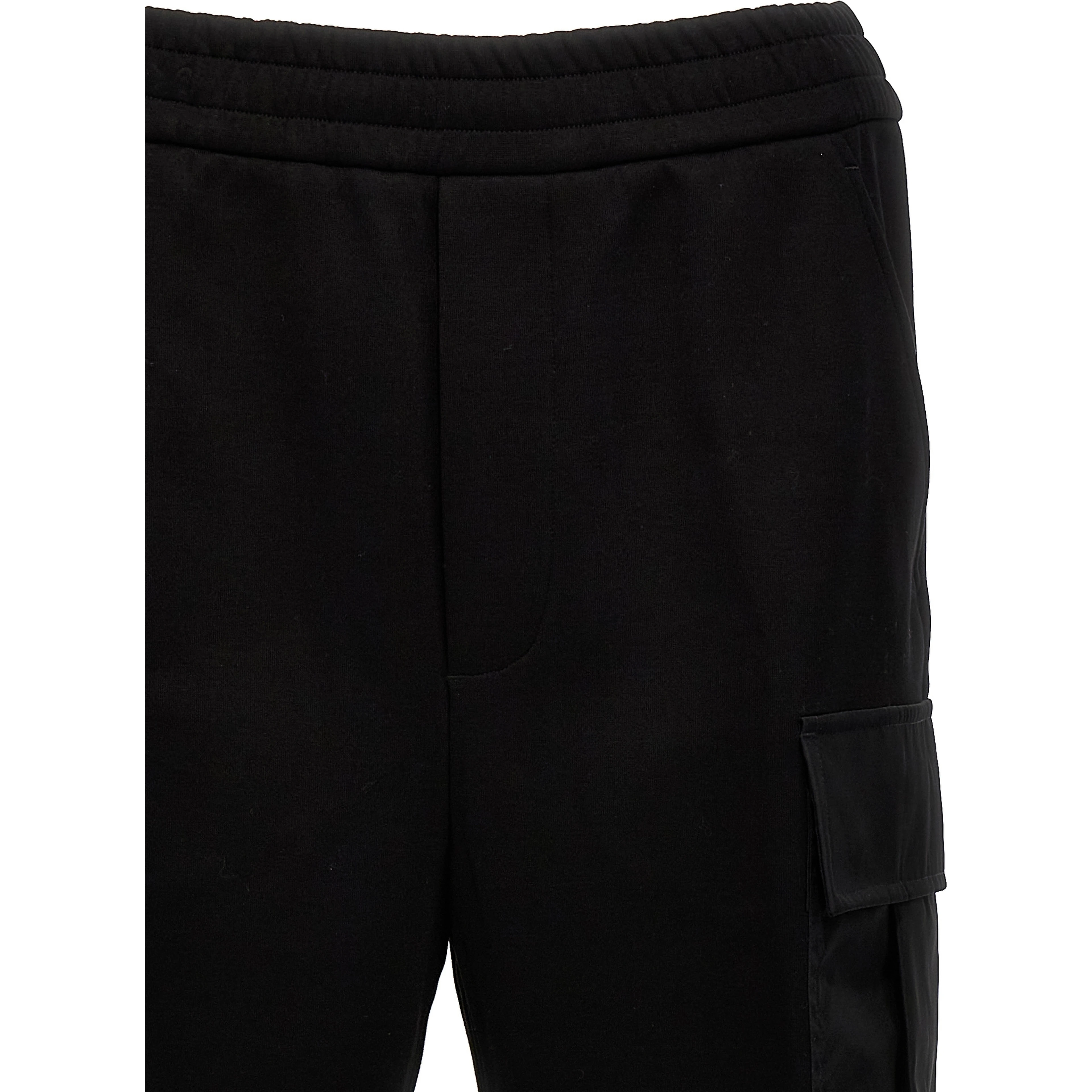 Black Cotton Joggers (Workout Pants)