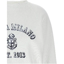 White Cotton Sweatshirt