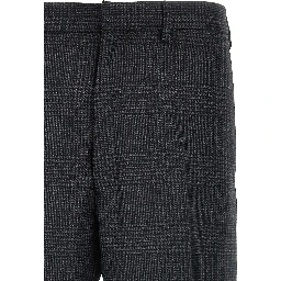 Gray Virgin Wool Dress Pants