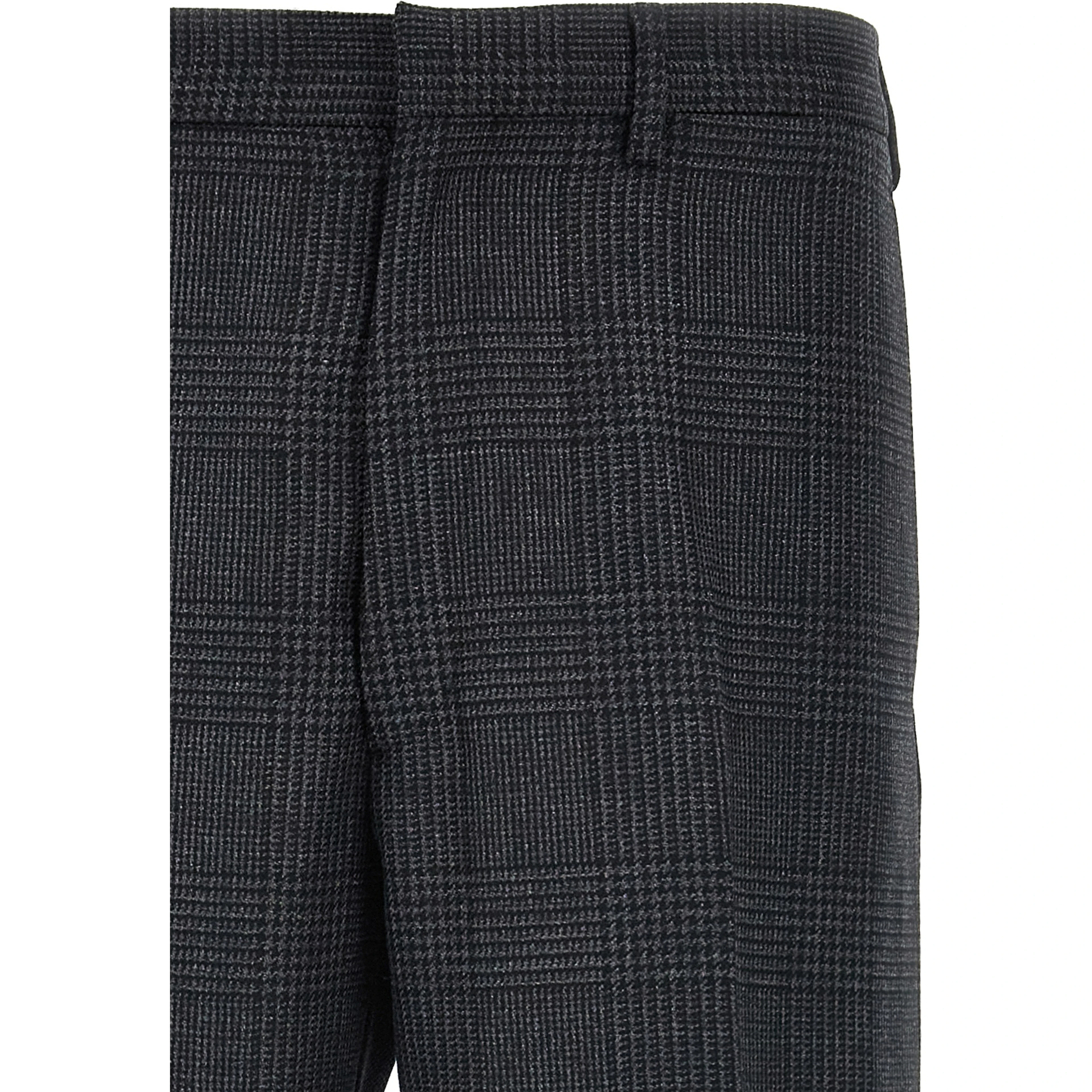 Gray Virgin Wool Dress Pants