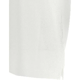 White Cotton Polo Shirt