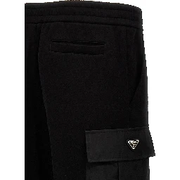 Black Cotton Joggers (Workout Pants)