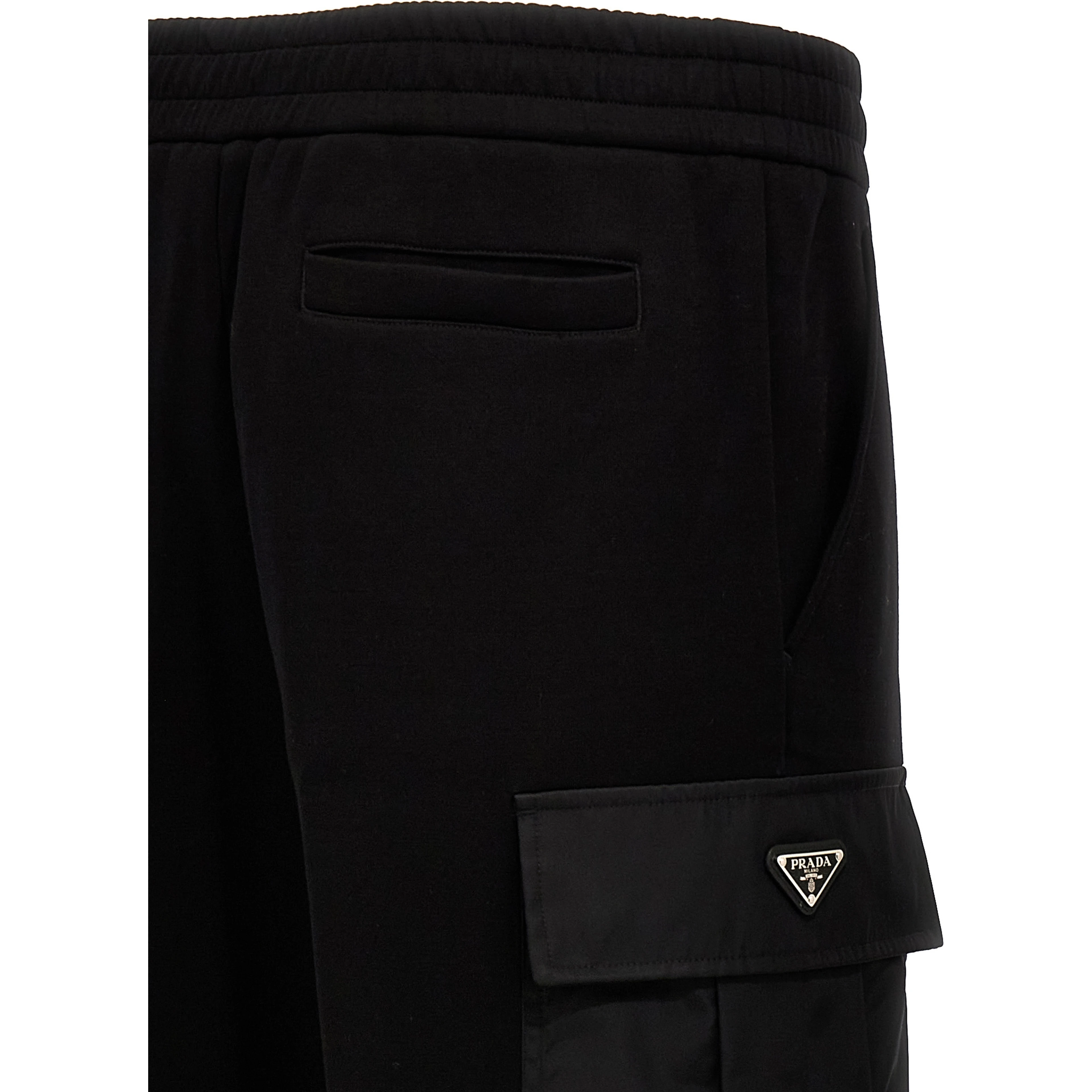 Black Cotton Joggers (Workout Pants)