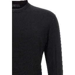 Black Silk Cardigan