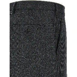 Gray Virgin Wool Dress Pants