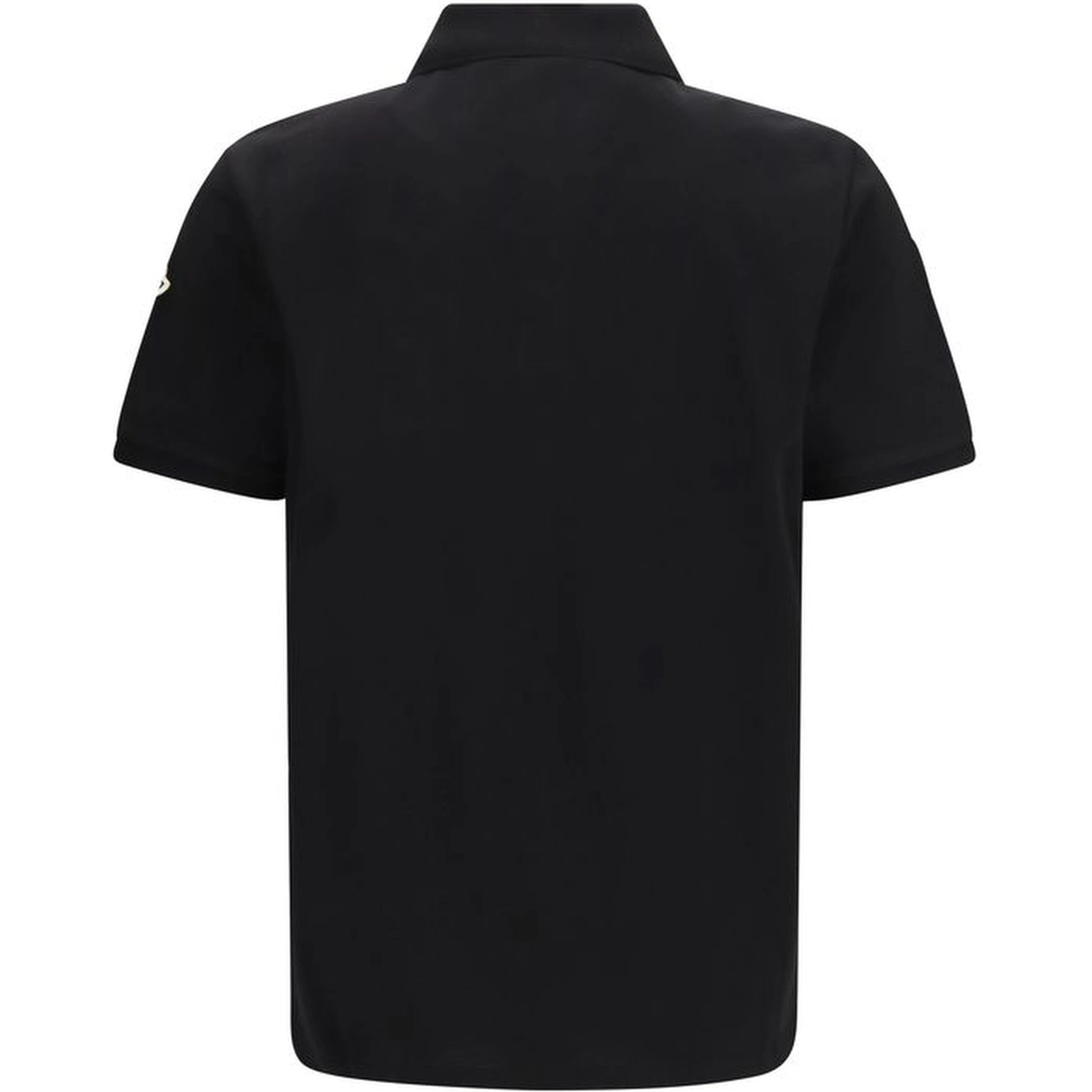 Black Cotton Polo Shirt