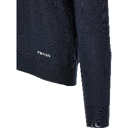 Blue Silk Cardigan