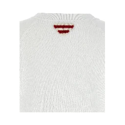 White Cotton Sweatshirt
