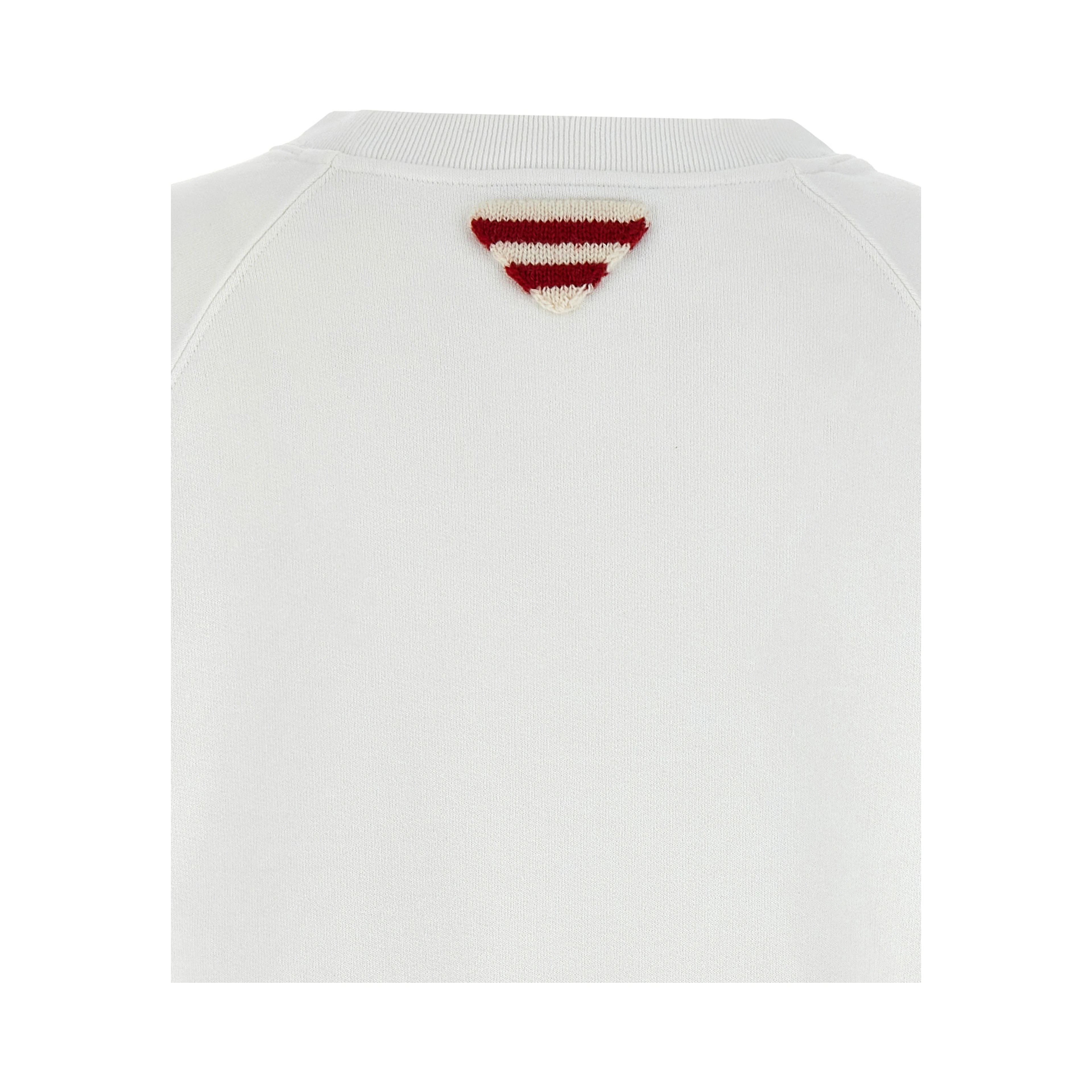 White Cotton Sweatshirt