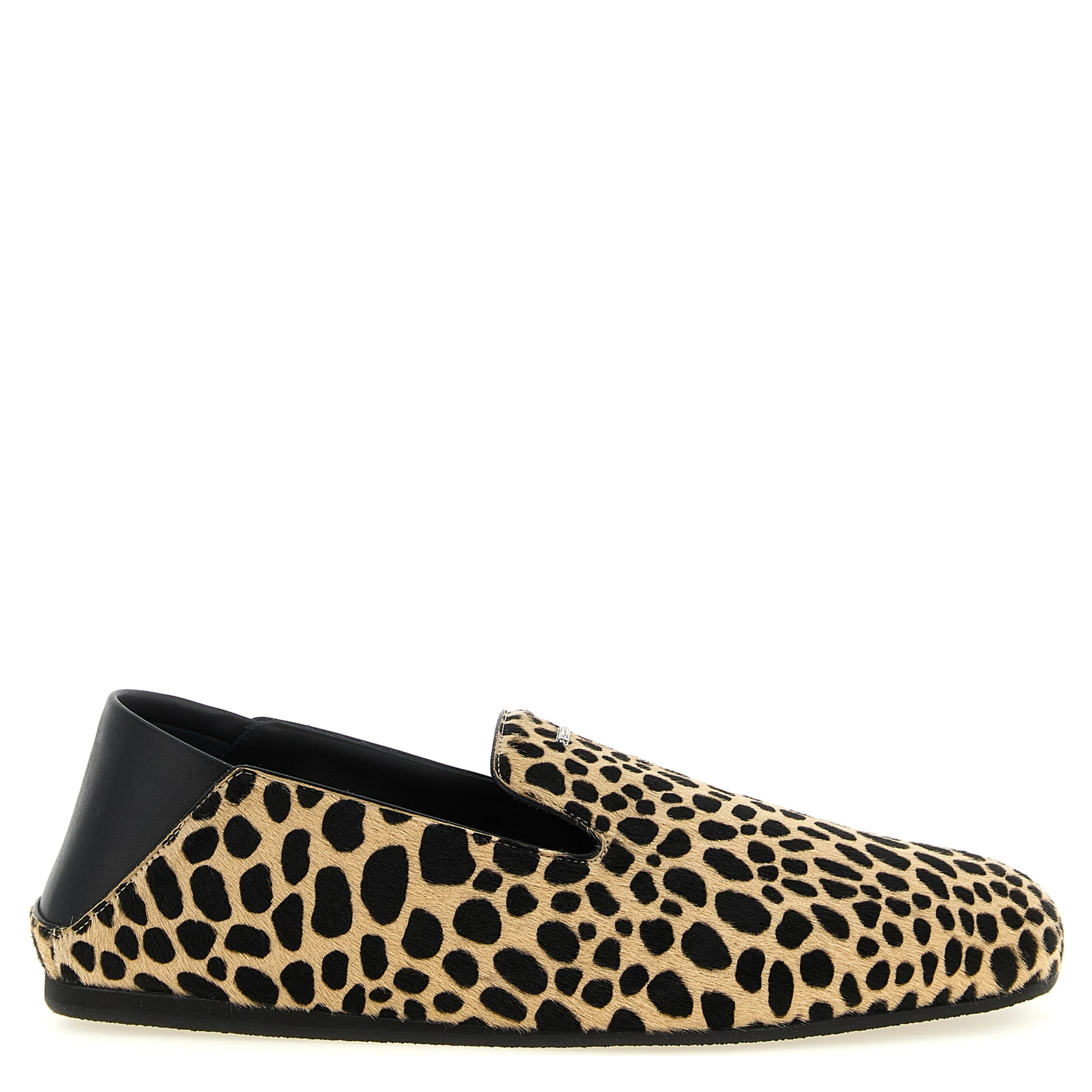 Multicolor Calfskin Slip-On Loafers