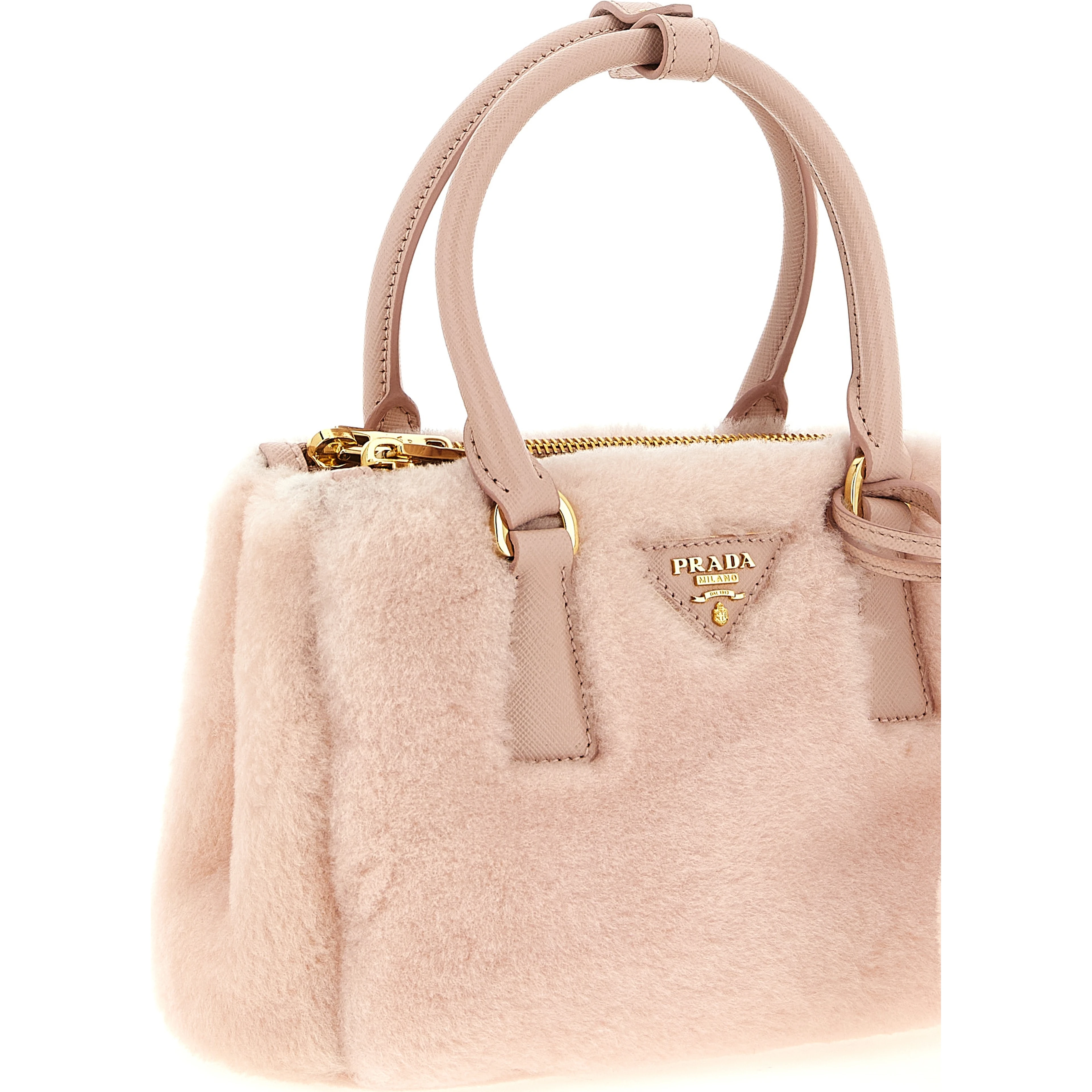 Multicolor Lamb Leather Handbag