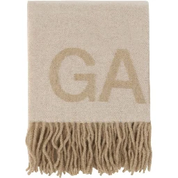 White Wool Oves Aries Foulard