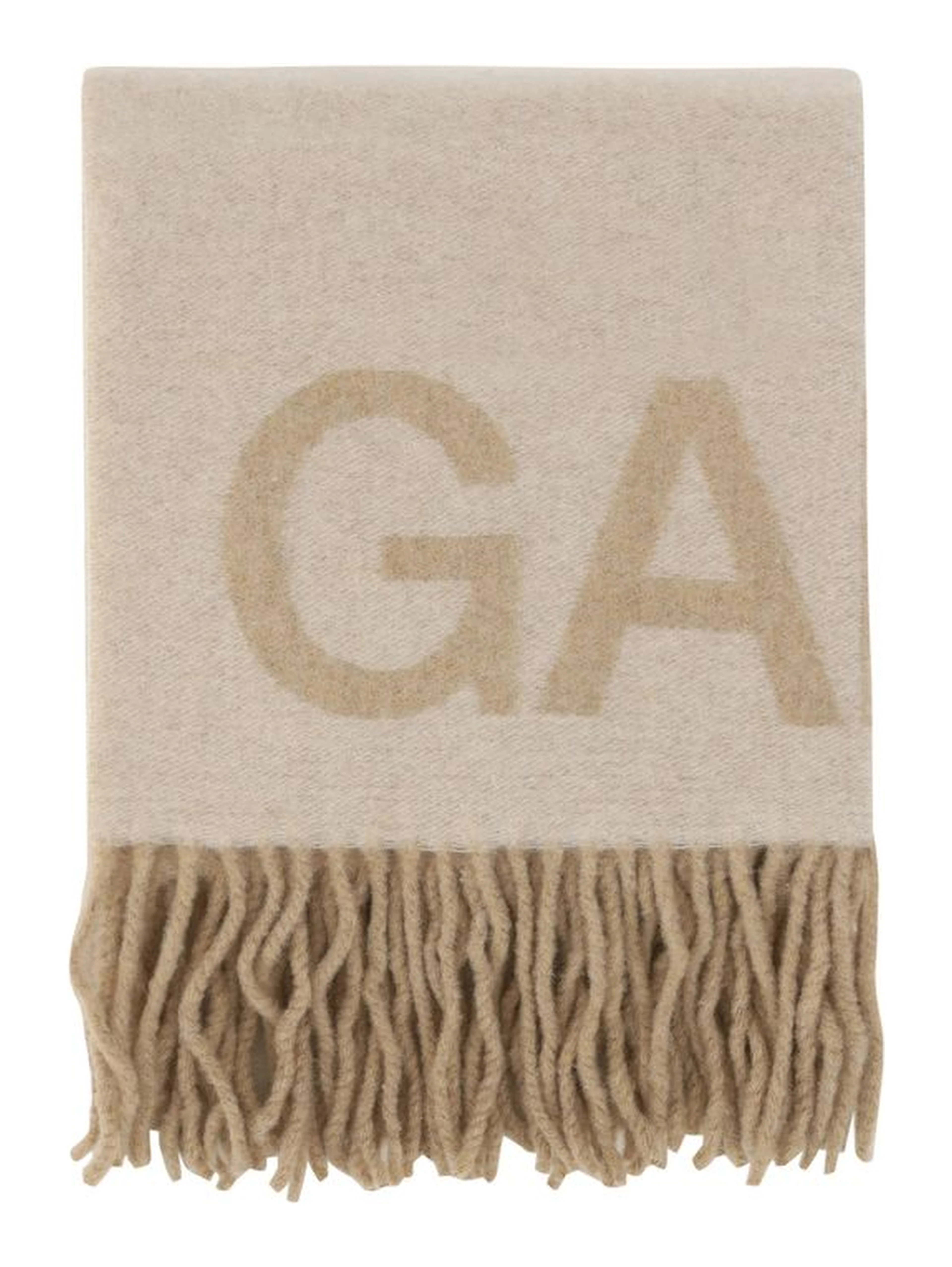 White Wool Oves Aries Foulard