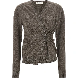 Brown Wool Cardigan
