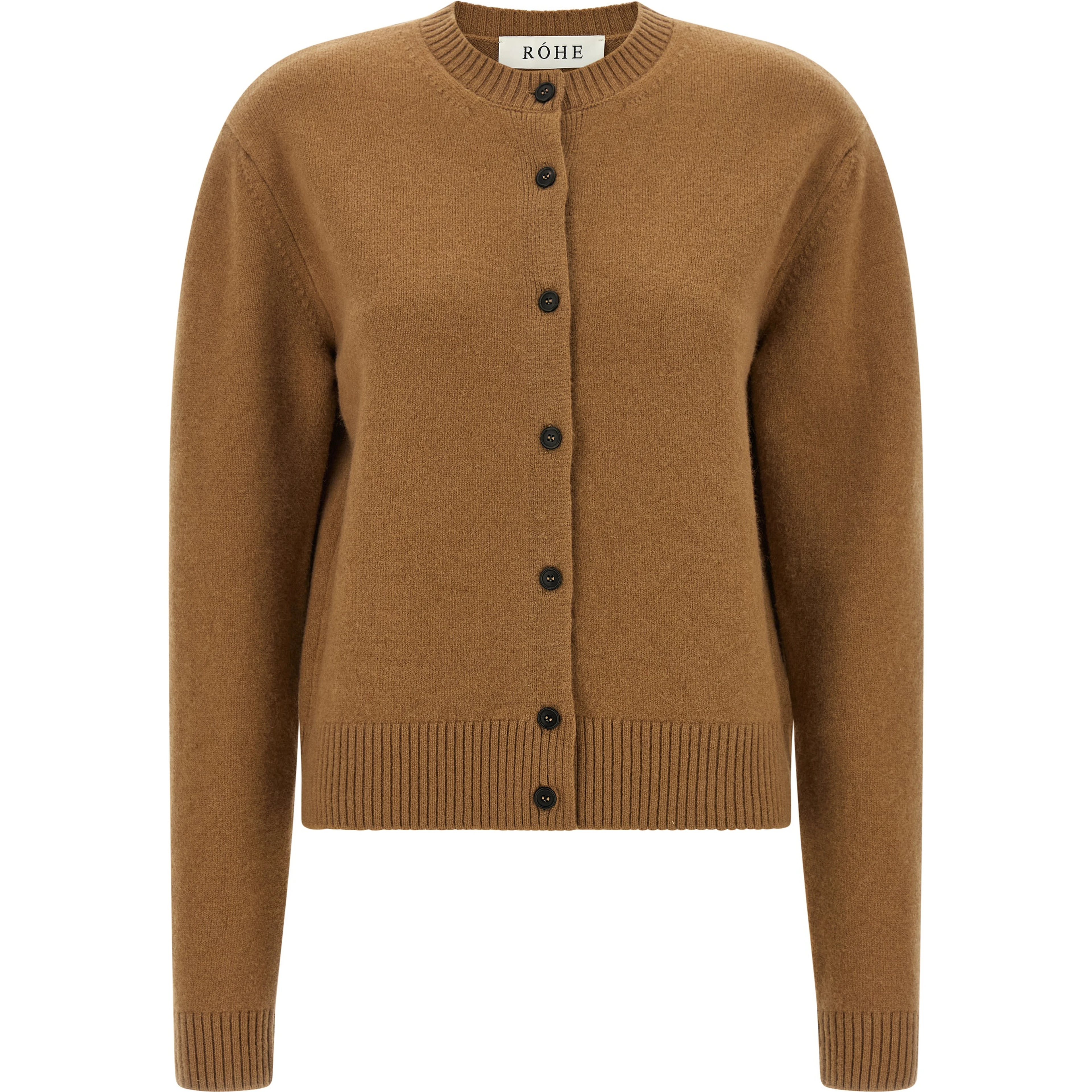 Brown Wool Cardigan