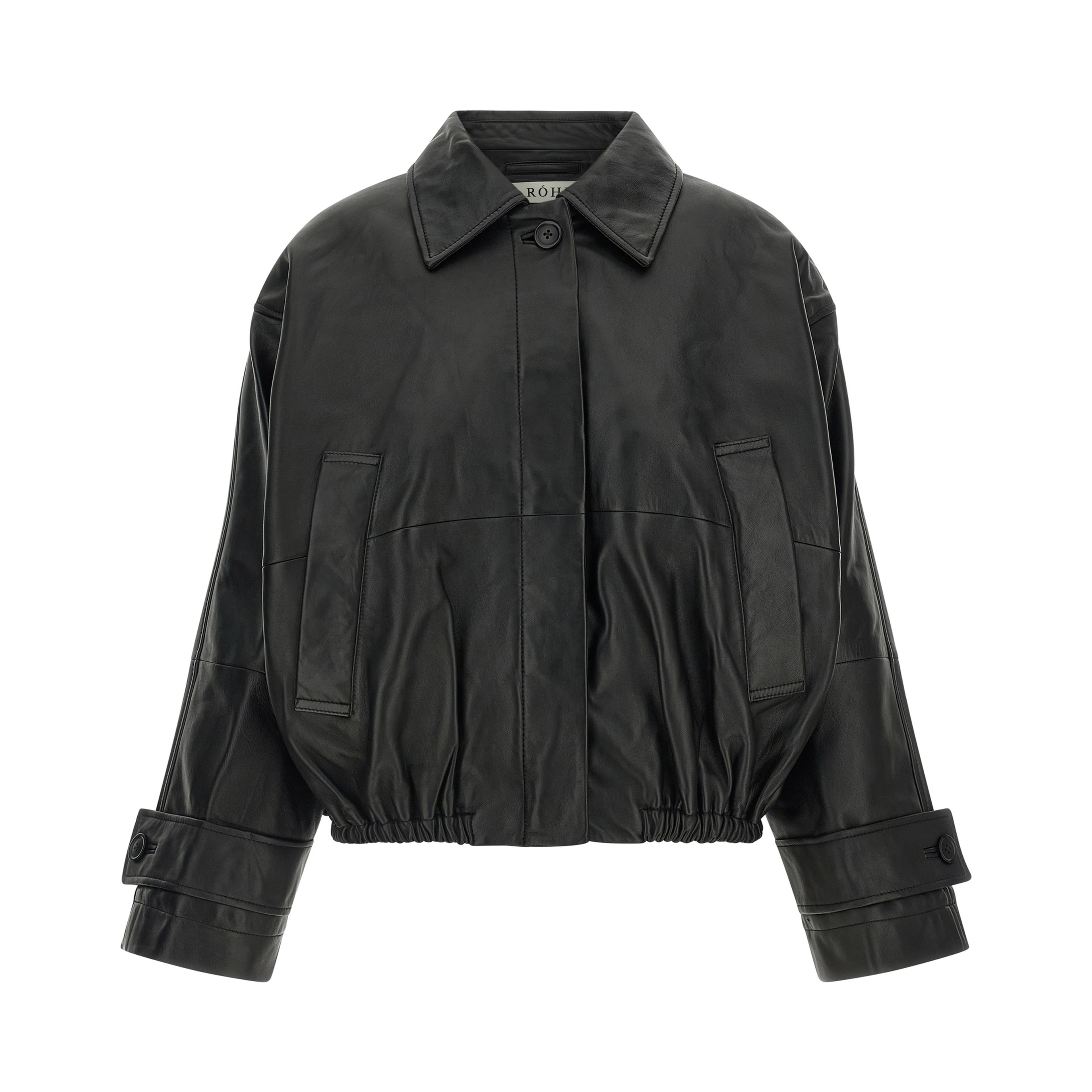 Black Lamb Leather Leather Jacket