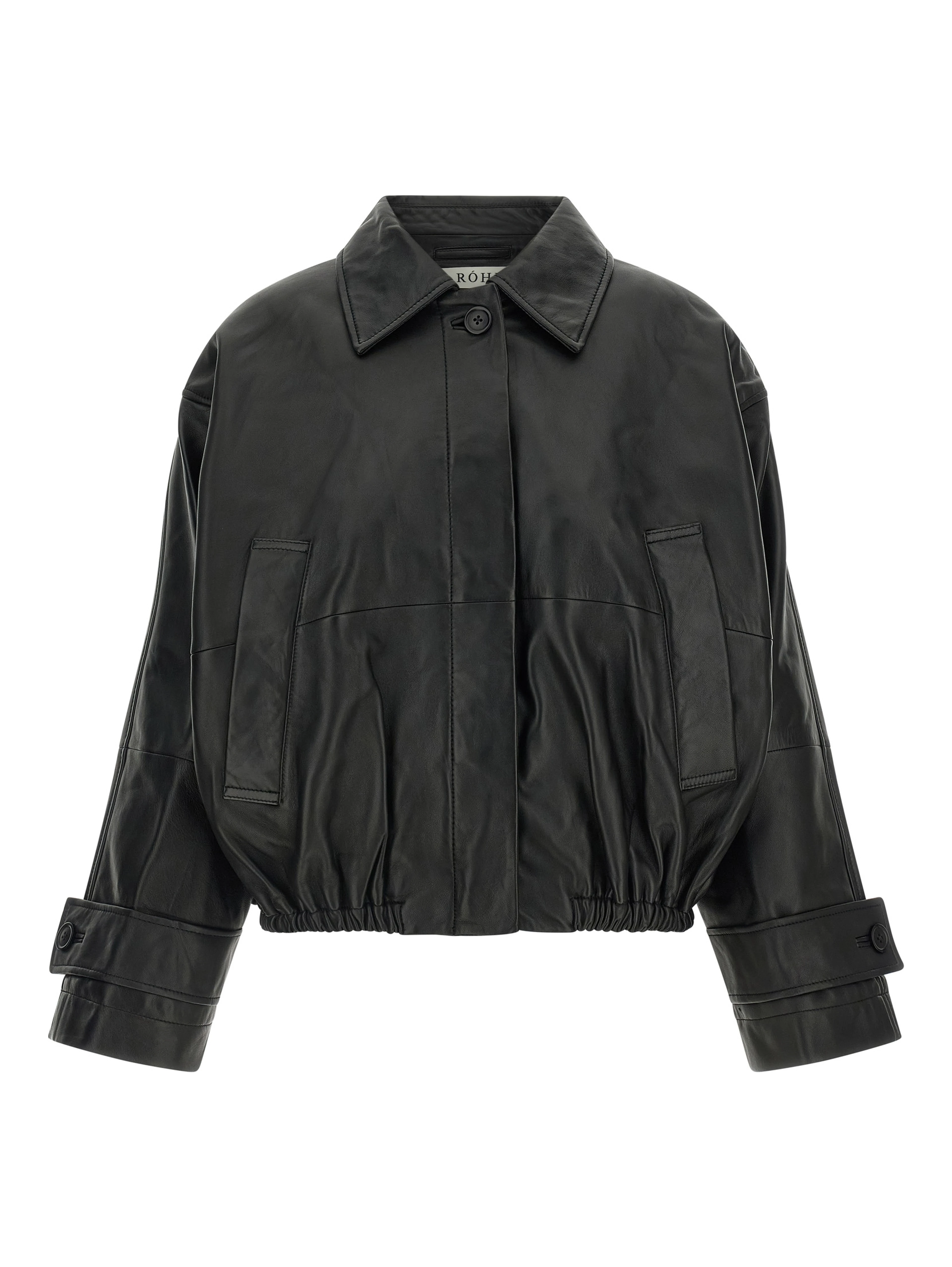 Black Lamb Leather Leather Jacket