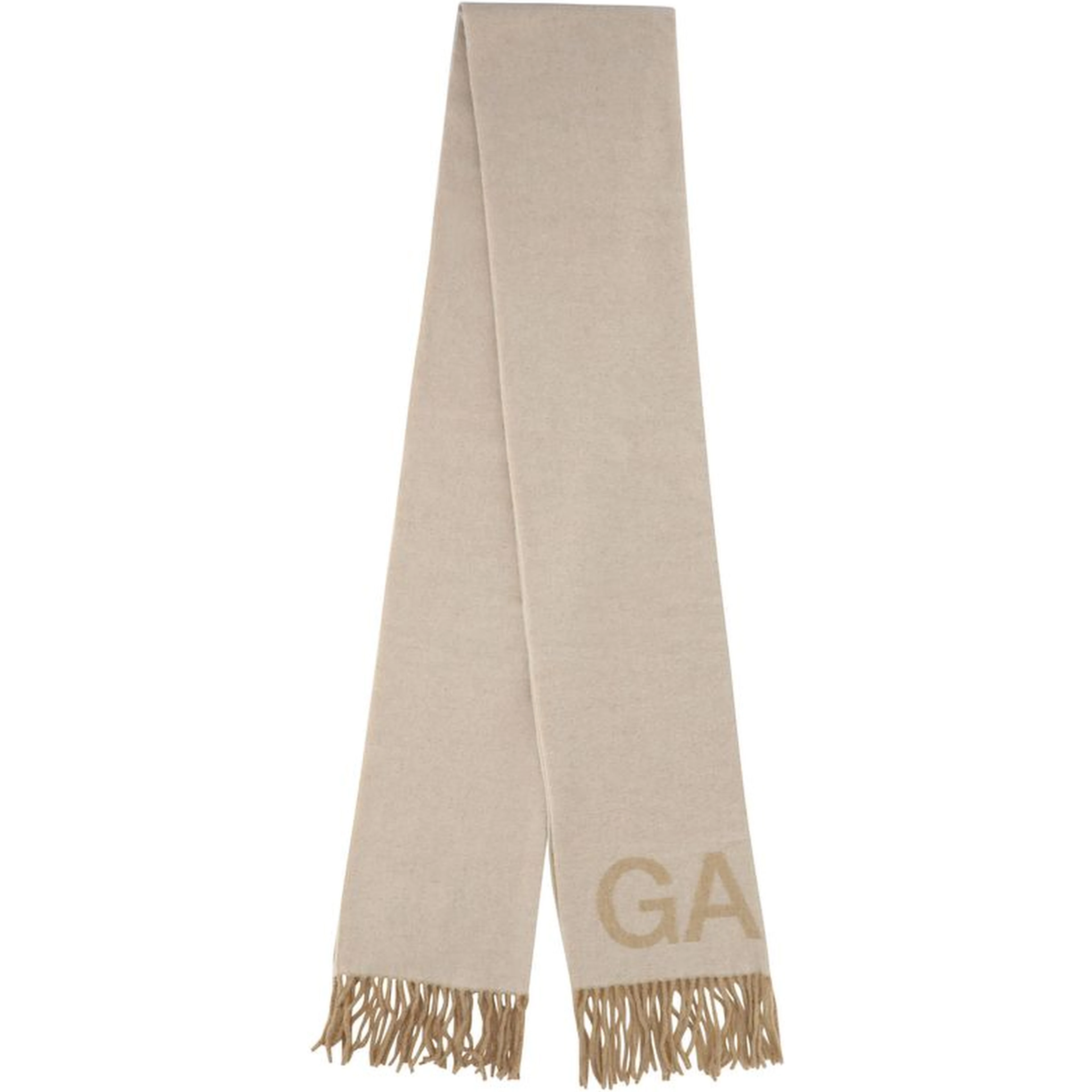 White Wool Oves Aries Foulard