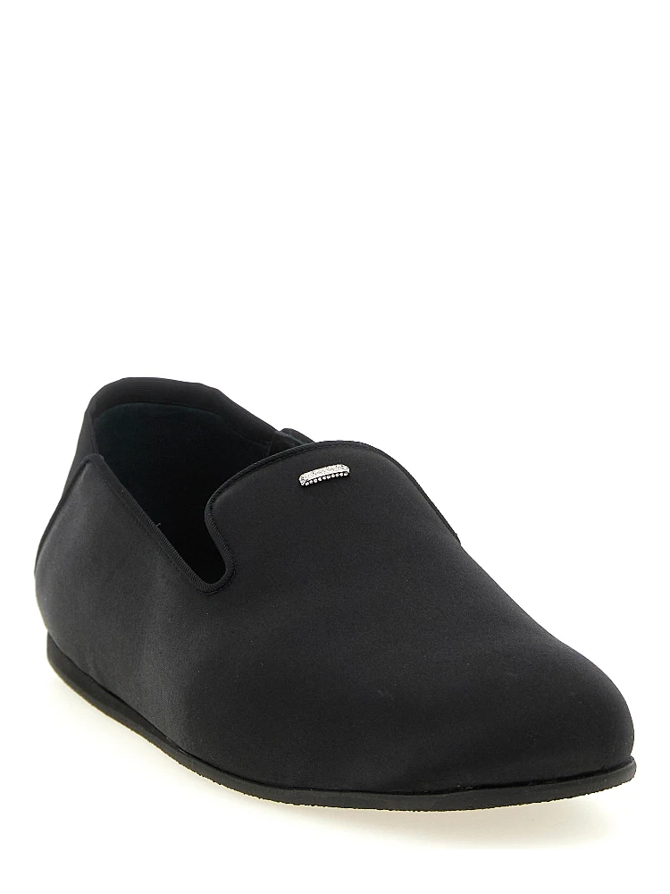 Black Viscose Slip-On Loafers alternative