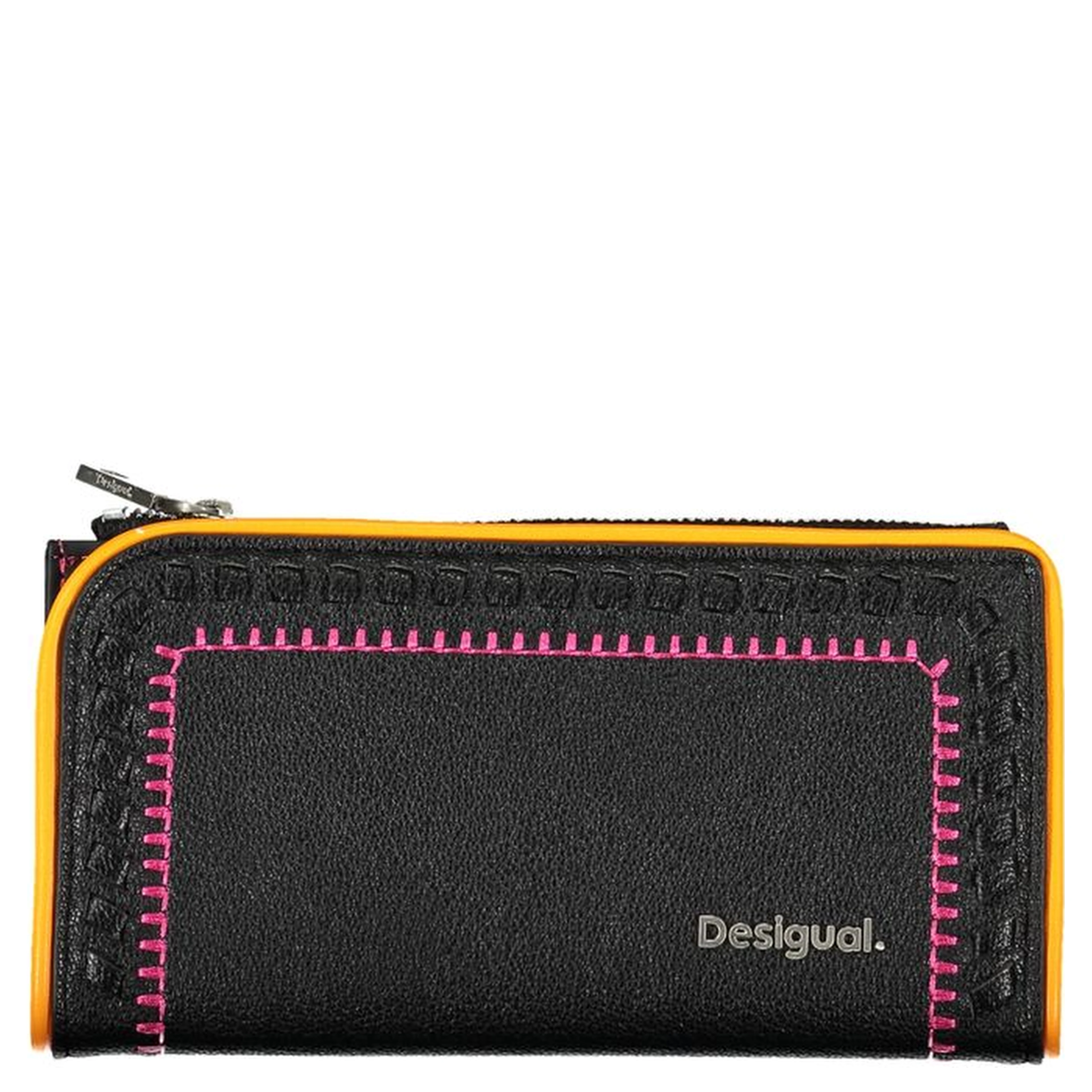 Black Polyurethane Women's Wallet