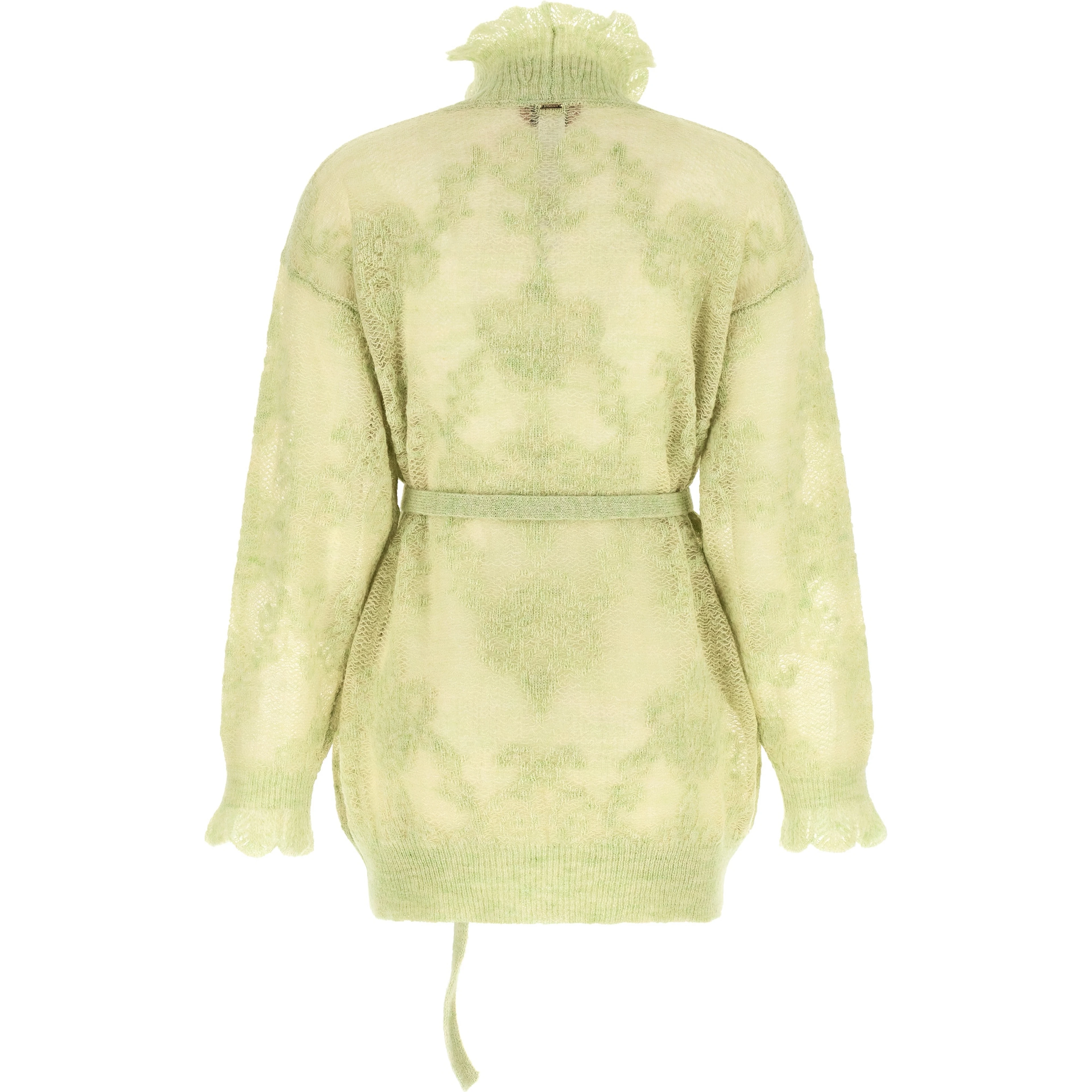 Bicolor Polyamide Cardigan