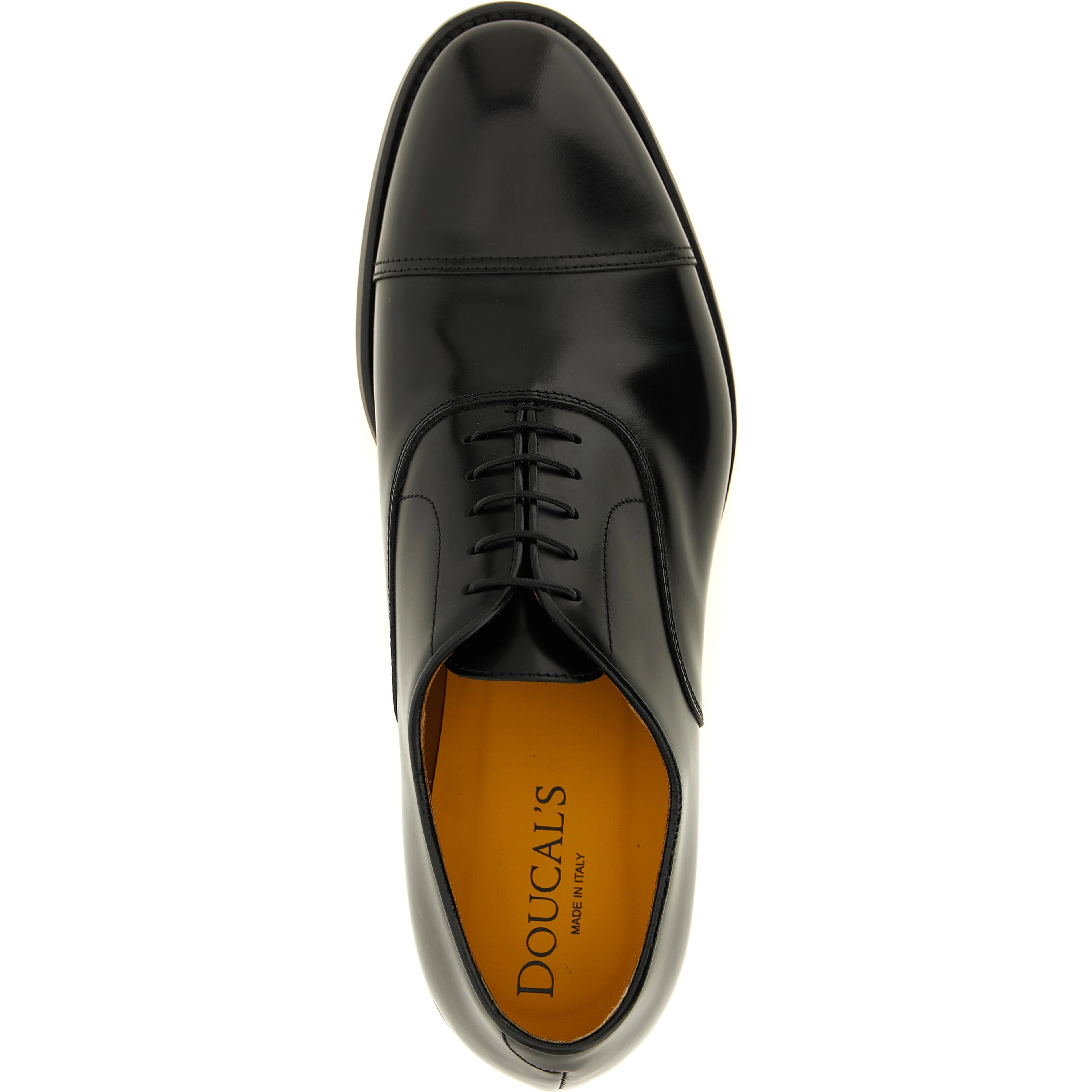 Black Leather Oxfords And Derbies
