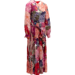 Multi-Color Floral Women Dress