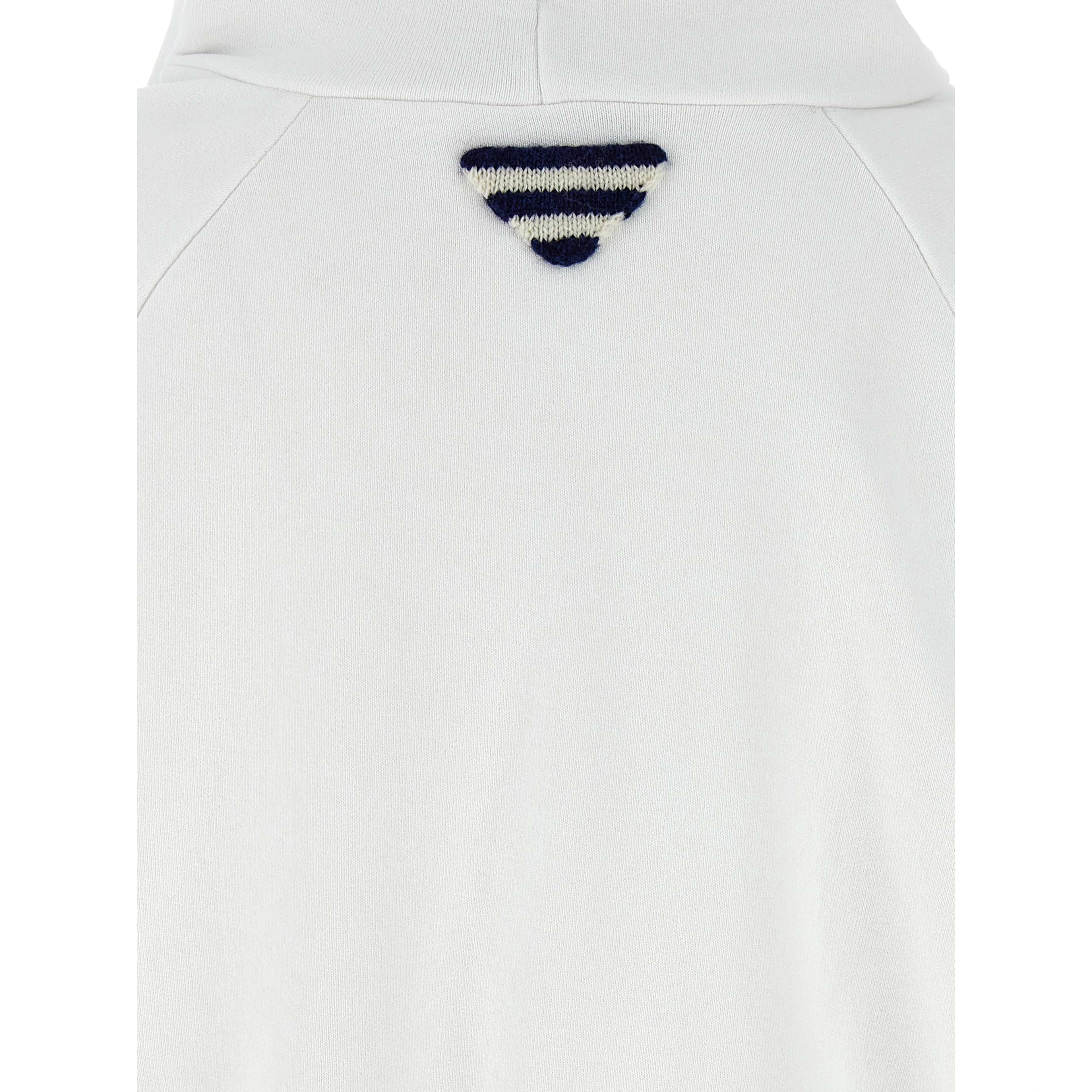 White Cotton Sweatshirt