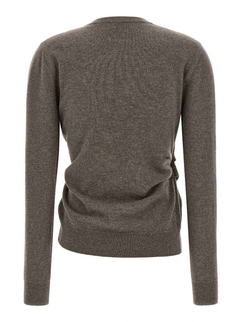 Brown Wool Cardigan
