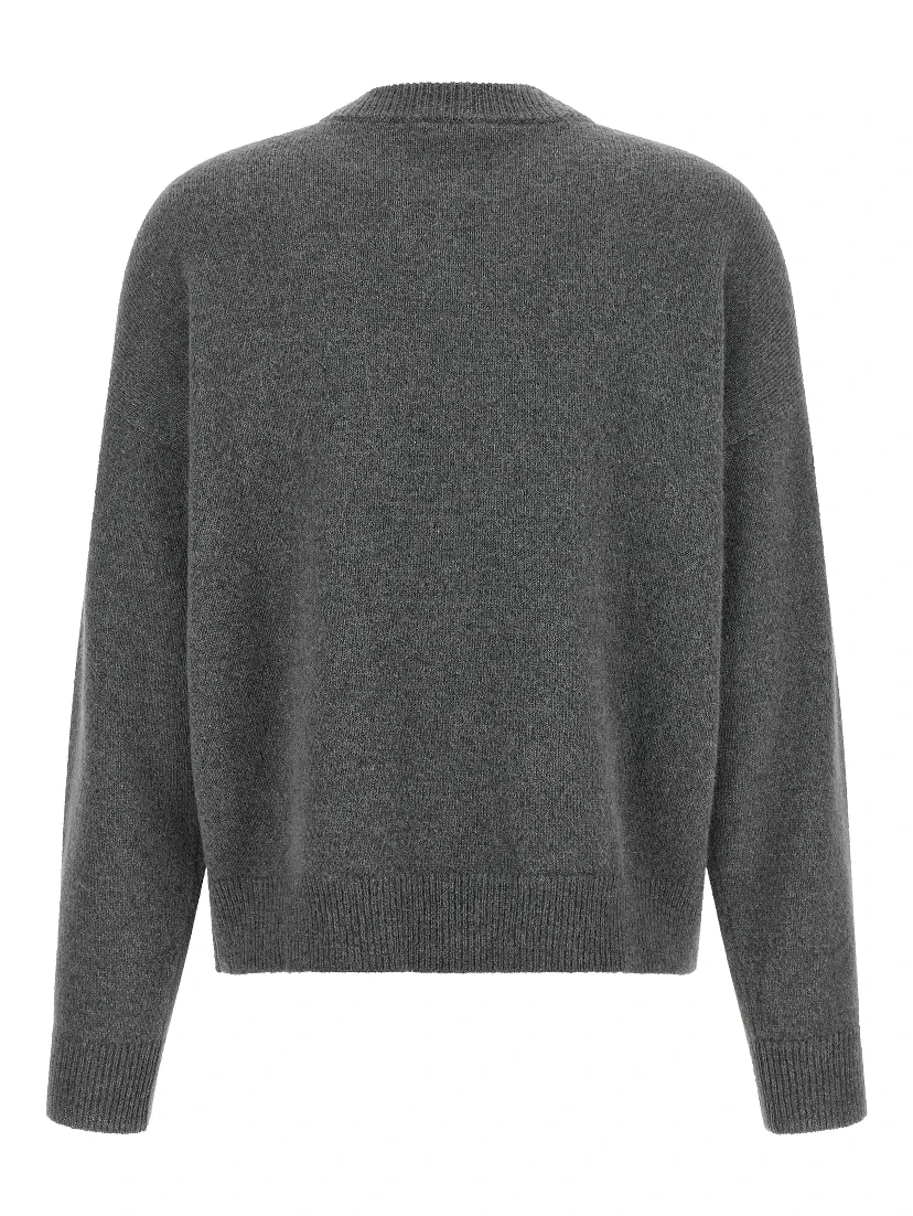 Gray Wool Cardigan