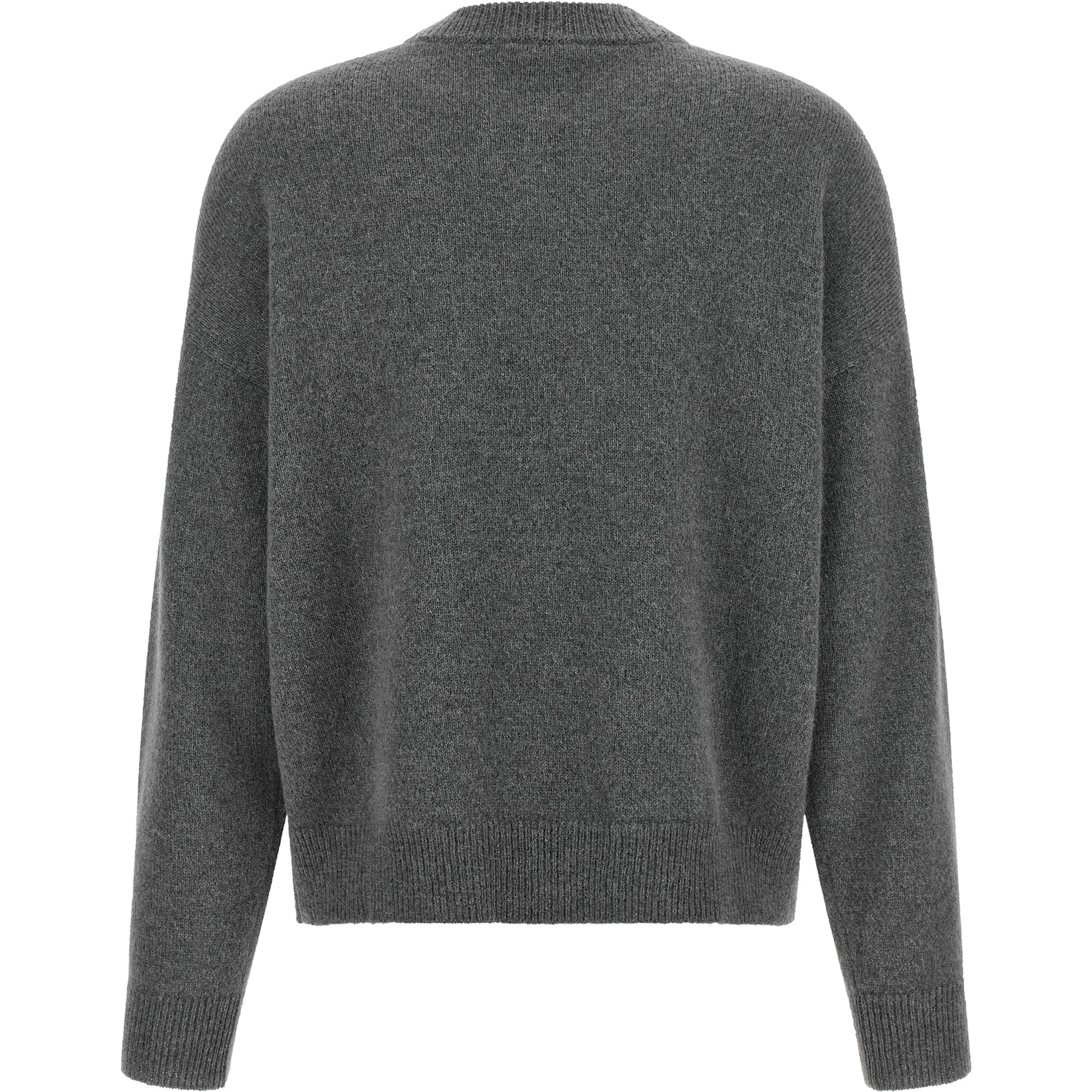 Gray Wool Cardigan