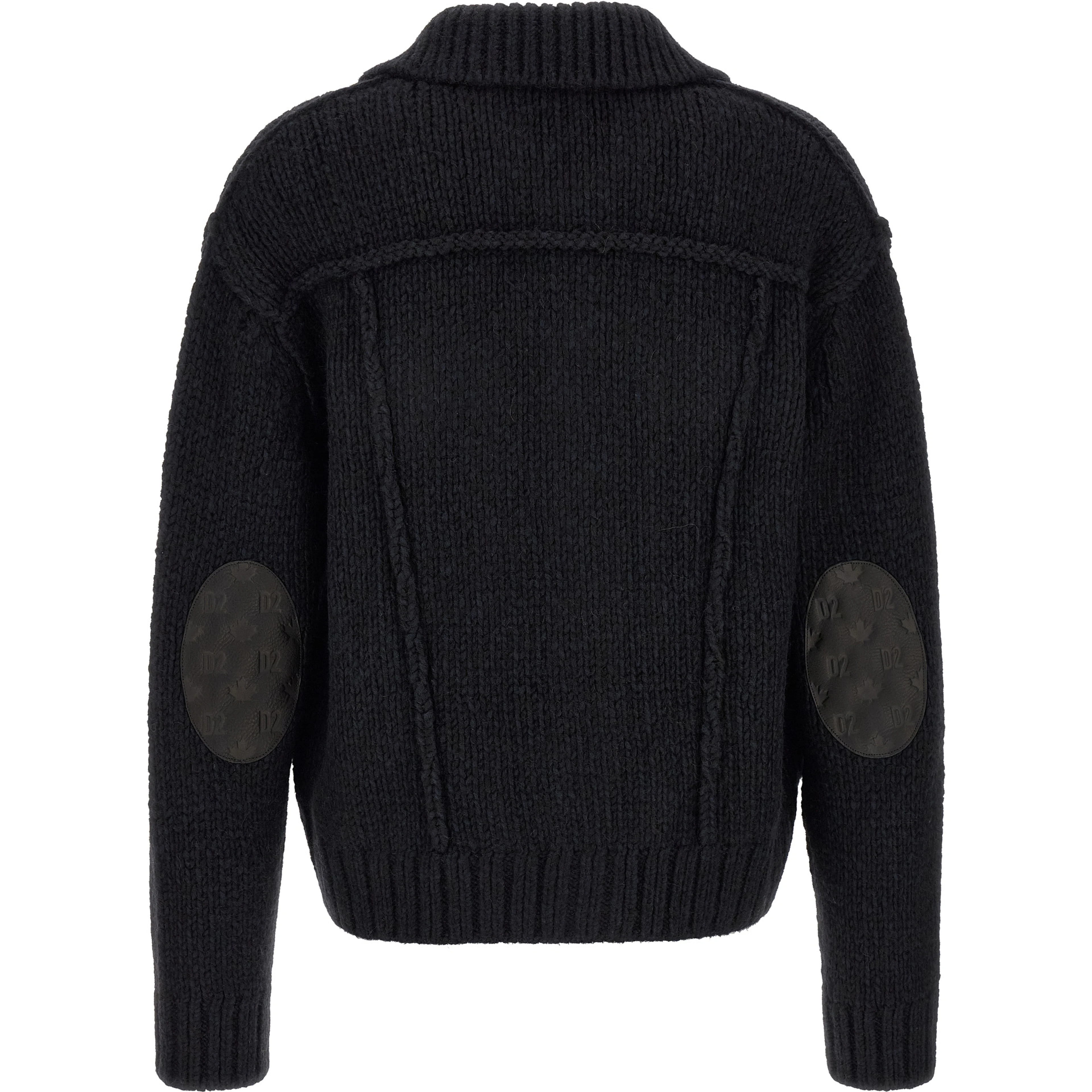 Blue Marabou Cardigan