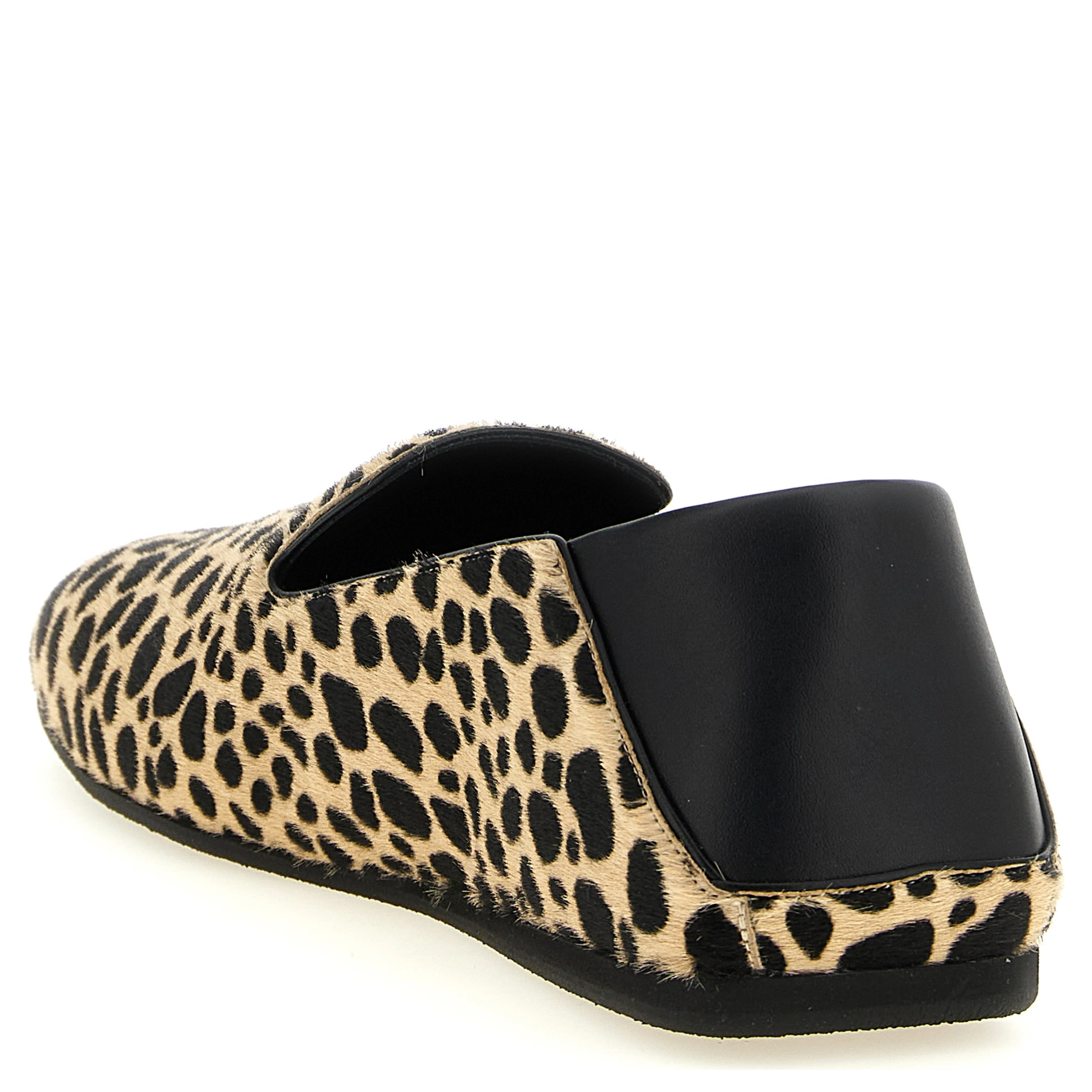 Multicolor Calfskin Slip-On Loafers