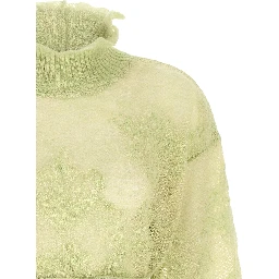 Bicolor Polyamide Cardigan