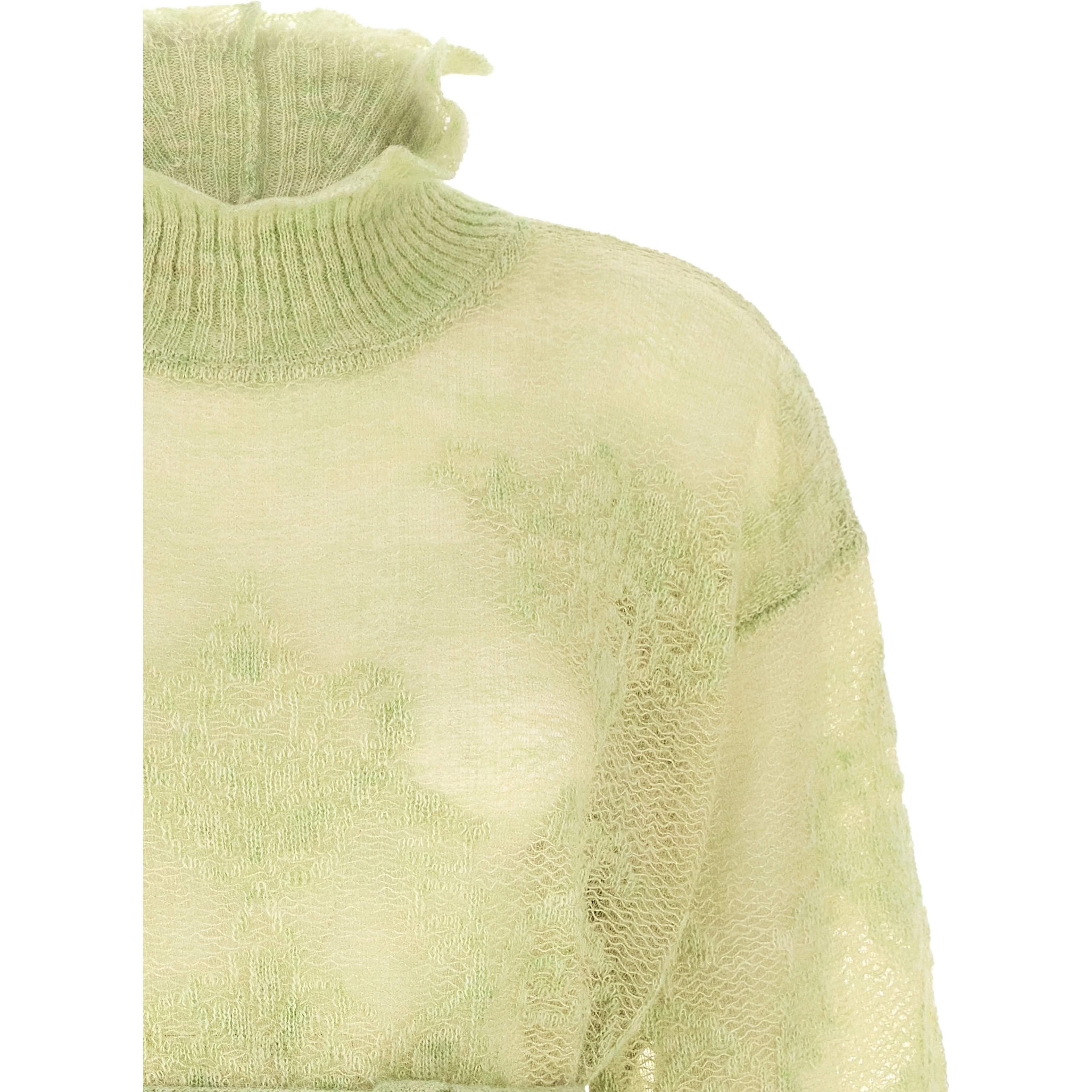 Bicolor Polyamide Cardigan