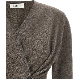 Brown Wool Cardigan